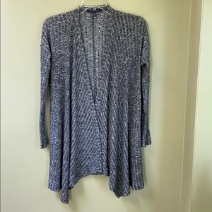 American Eagle Medium Black/Gray Cardigan